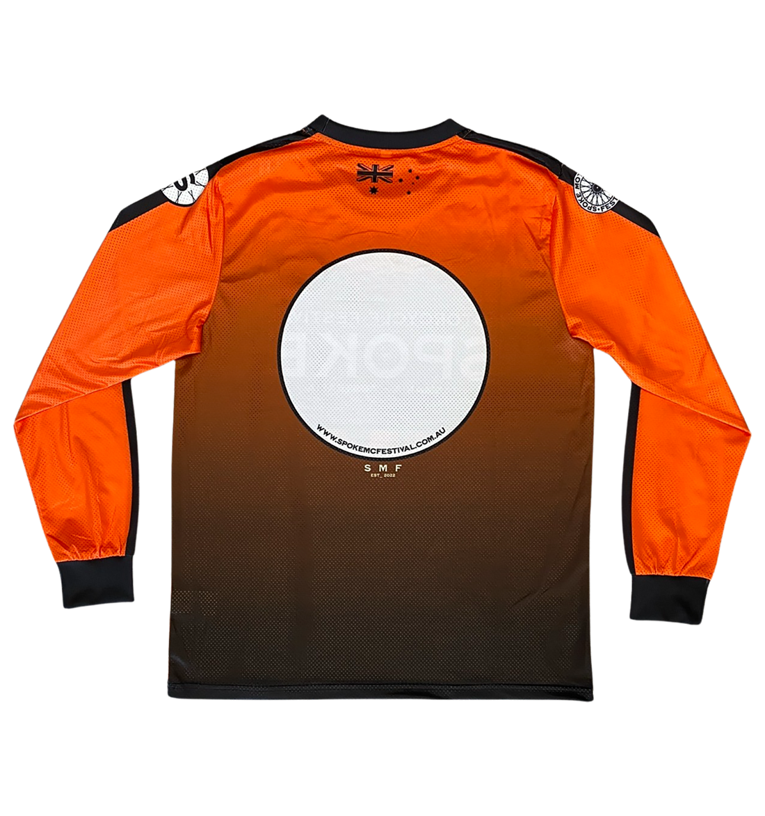 Spoke Race Jersey - Orange and Black Check
