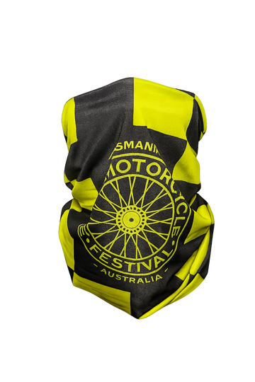 Spoke Neck Gaiter - Yellow/Black
