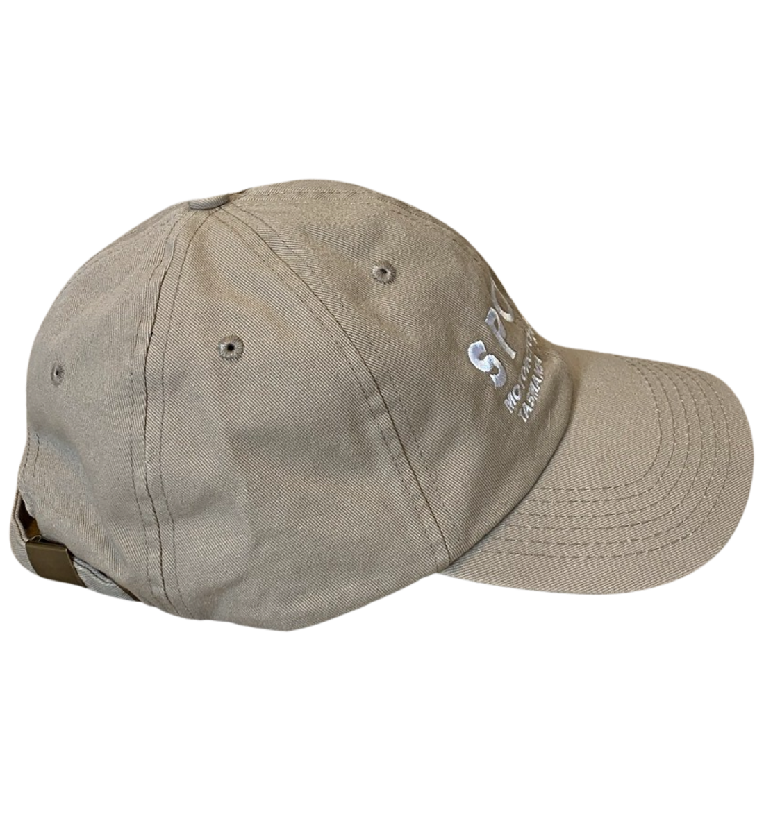 Spoke Clay Embroidered Washed Chino Twill Cap - Location