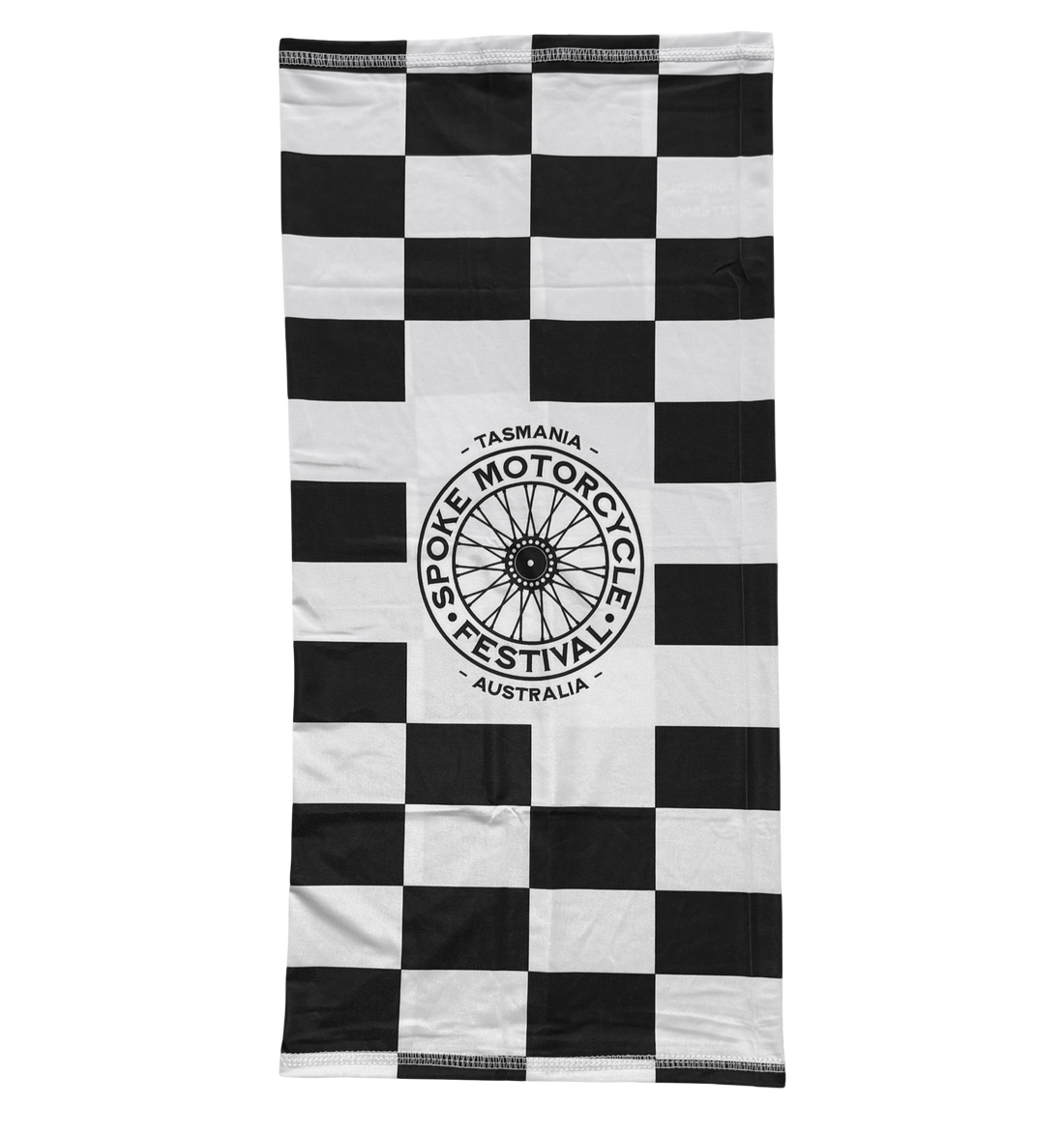 Spoke Neck Gaiter - White/Black