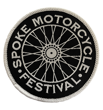 Spoke Embroidered Patch