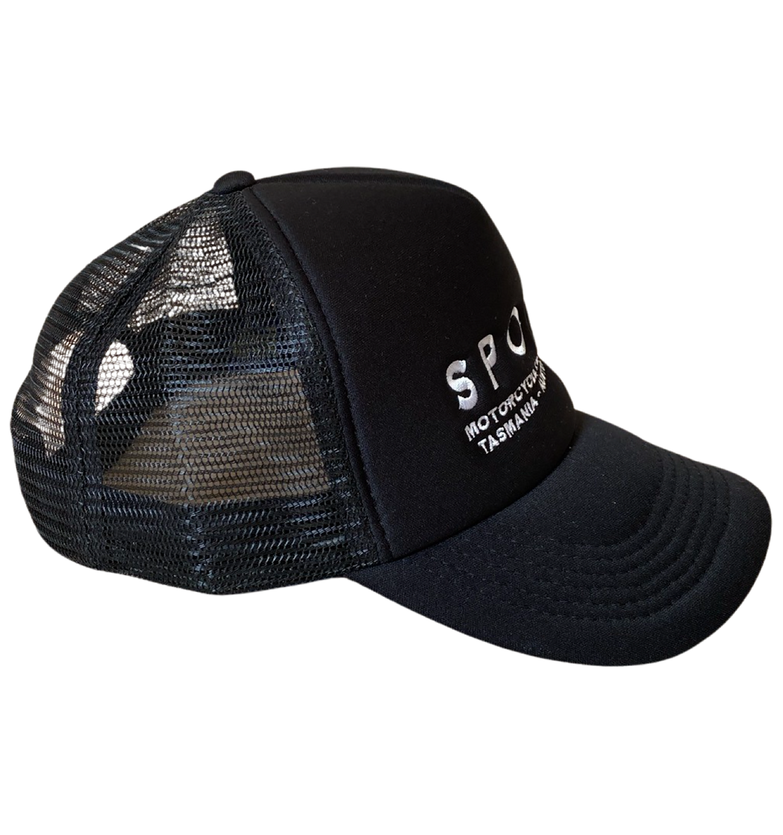 Spoke Black Embroidered Trucker Cap - TAS - AUS