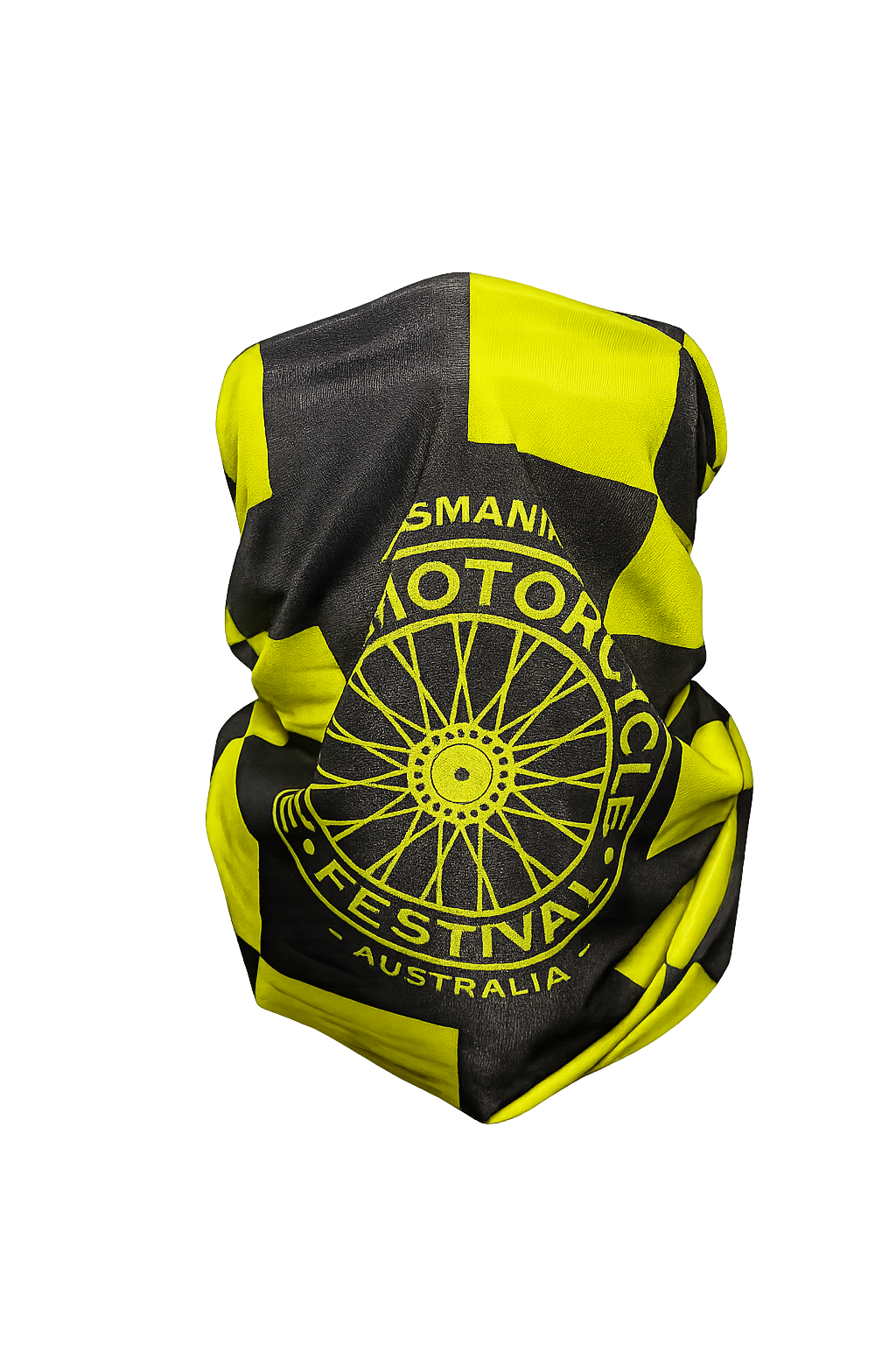 Spoke Neck Gaiter - Yellow/Black