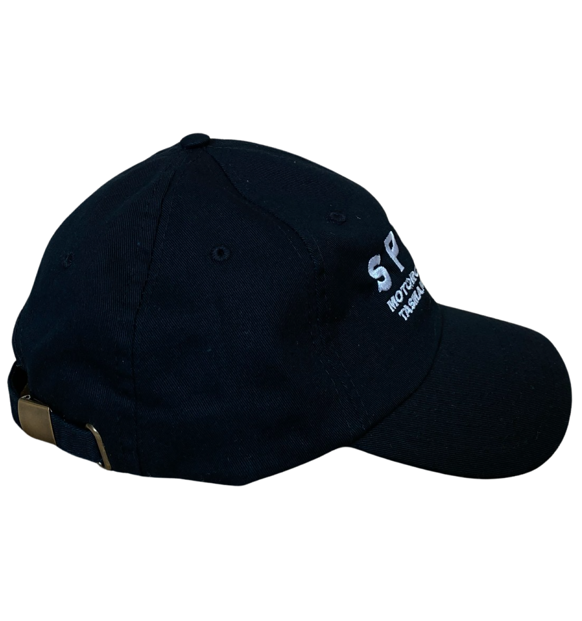 Spoke Black Embroidered Washed Chino Twill Cap - Location