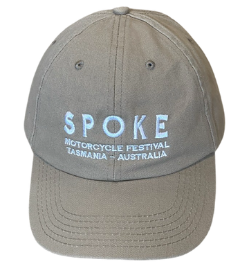 Spoke Clay Embroidered Washed Chino Twill Cap - Location