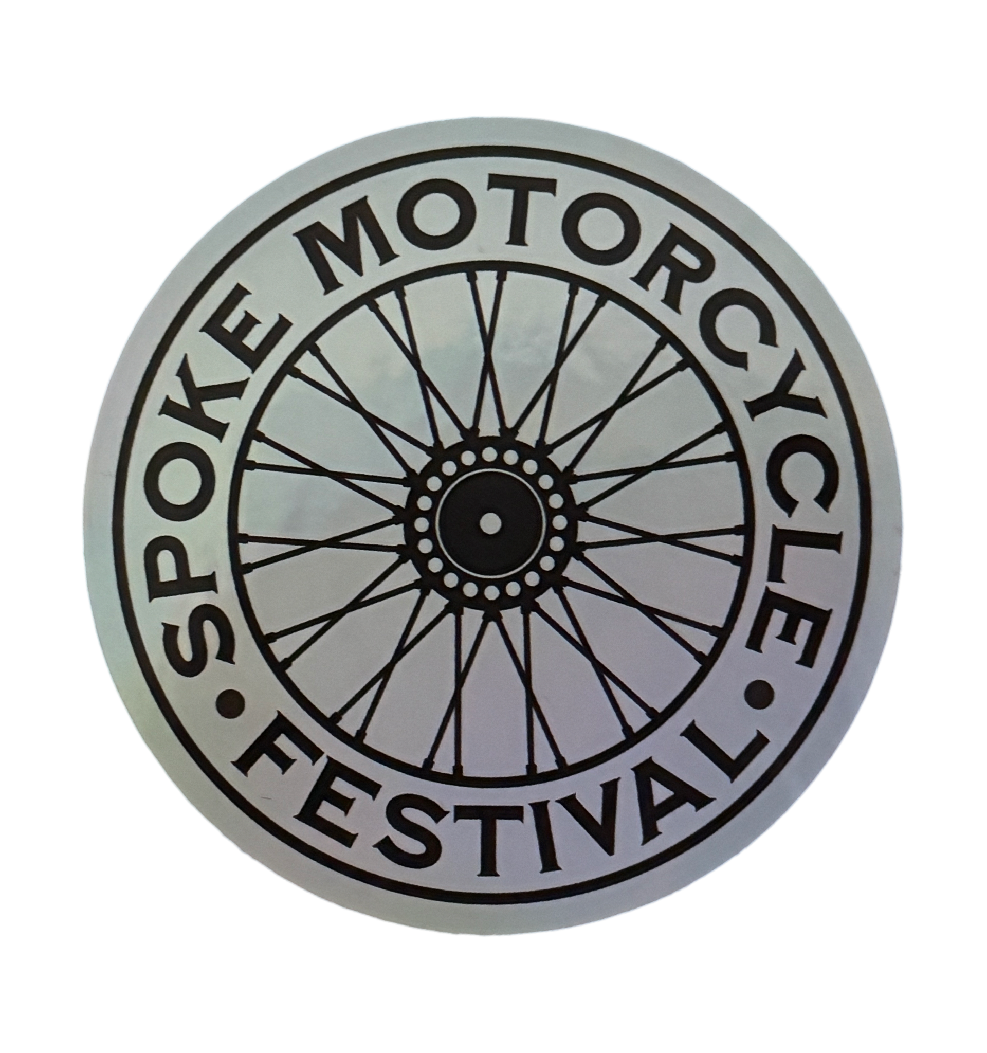Spoke Logo Holographic Sticker
