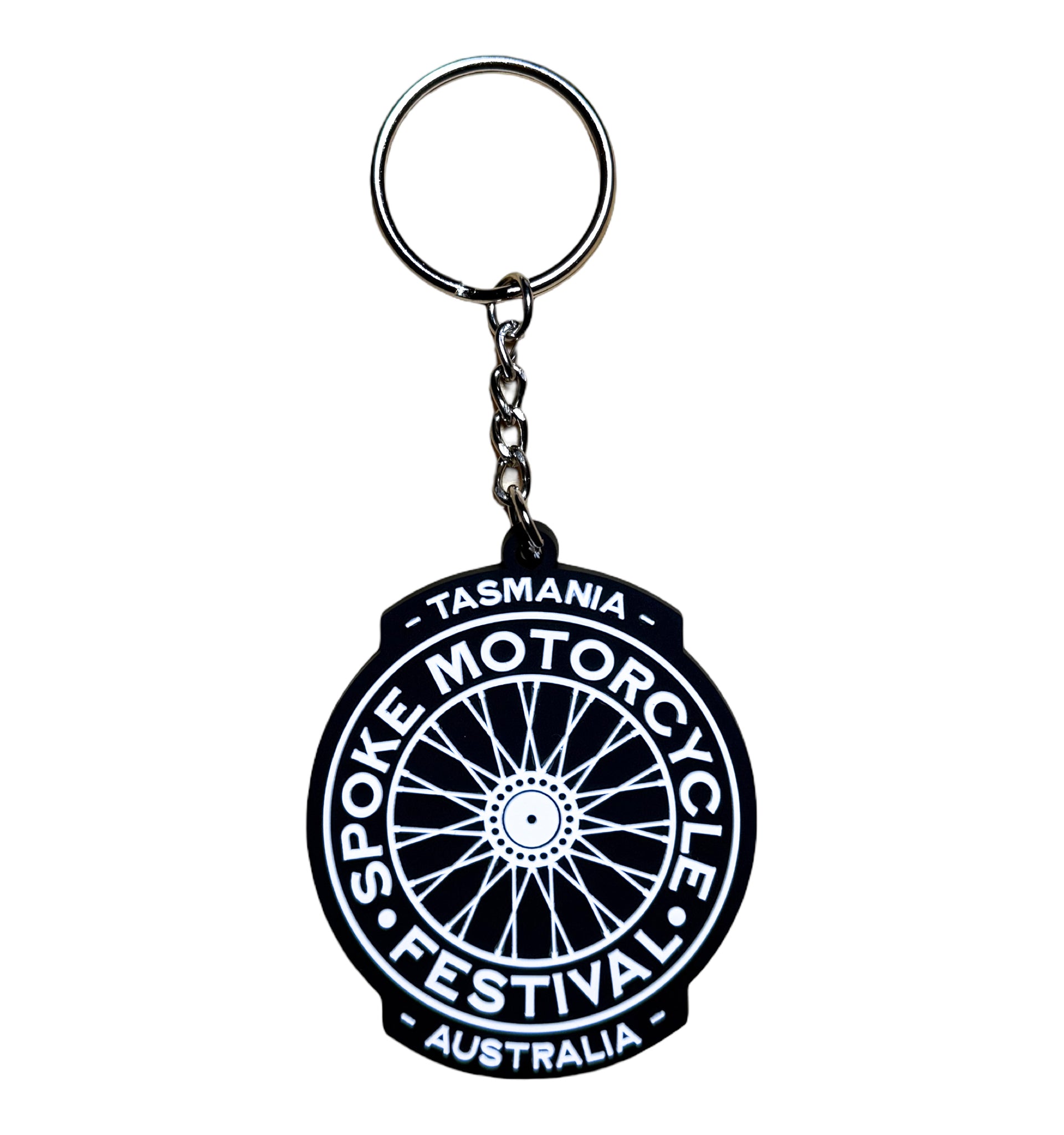 Spoke Logo Silicone Keyring