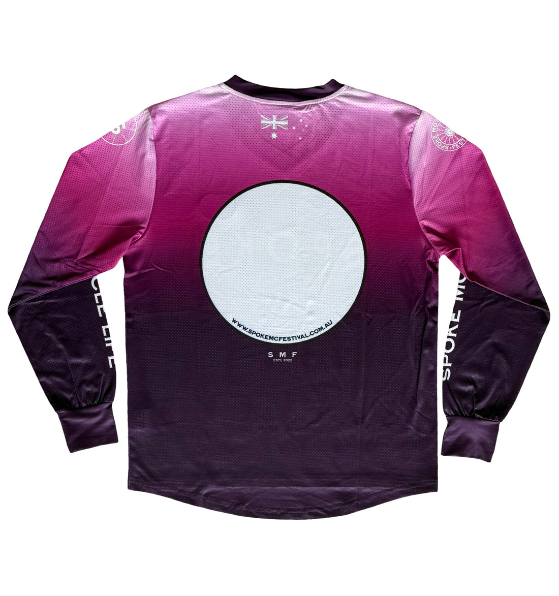 Spoke Race Jersey - Pink and Purple Fade