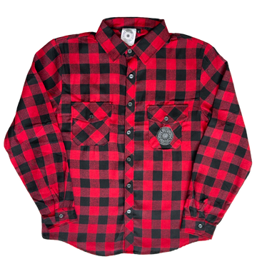 Spoke Flannelette Shirt - Red