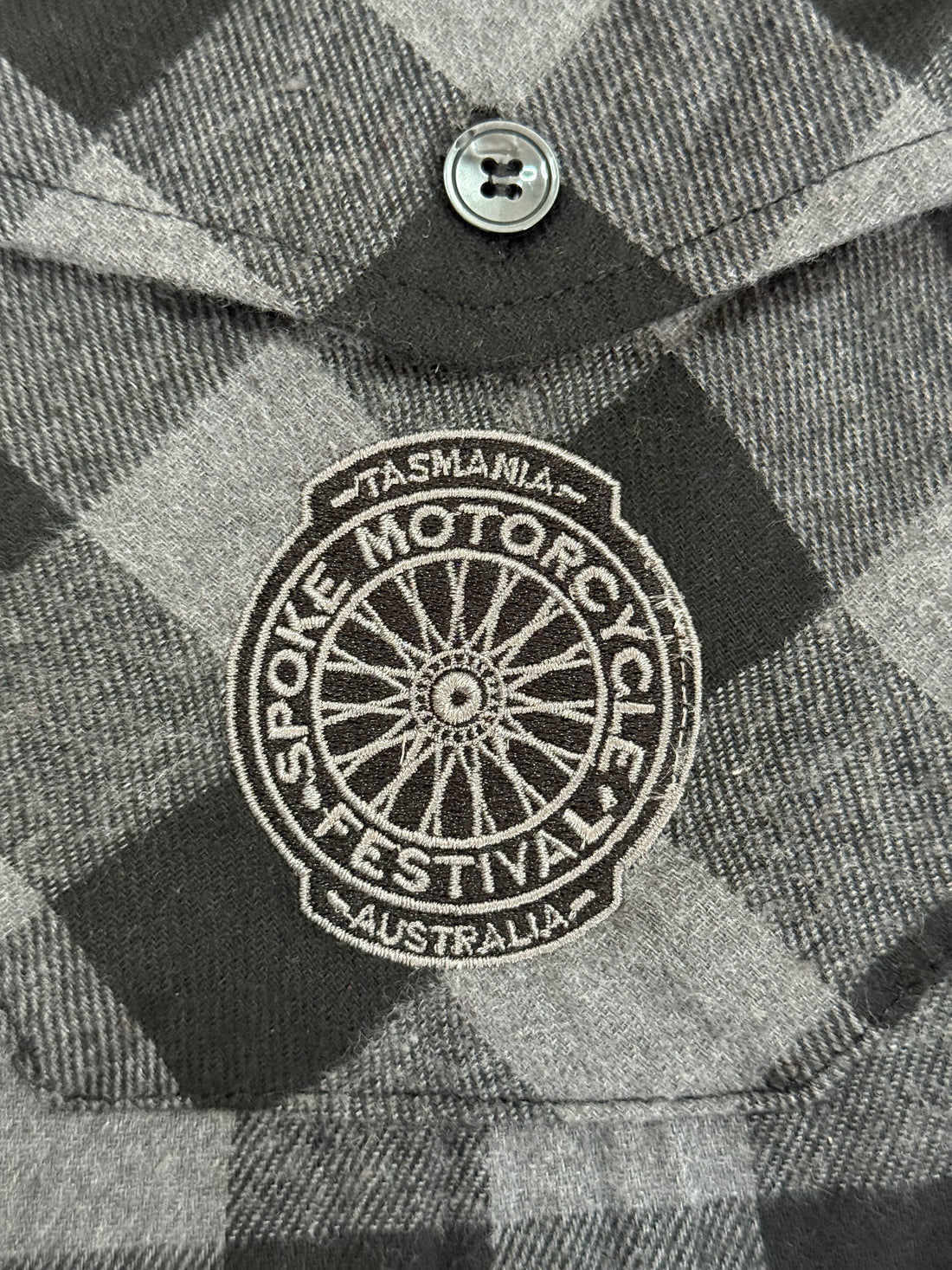 Spoke Flannelette Shirt - Grey