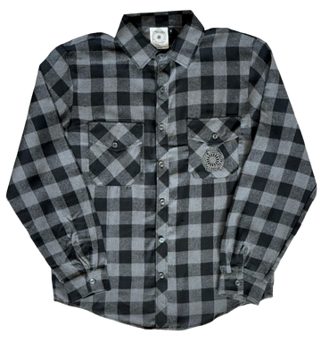 Spoke Flannelette Shirt - Grey