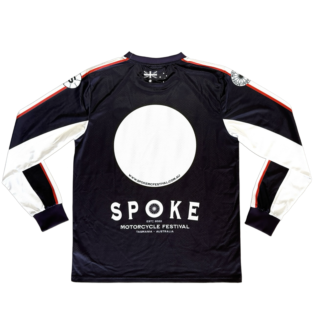 Spoke Race Jersey 2025 - Navy with Stripe